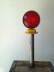 Dietz No 610 red lens traffic cone light - holds 4 D-cell batteries