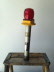 Dietz No 630 red lens traffic cone light - holds 4 D-cell batteries
