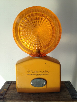 Dietz No 650 amber sunburst lens